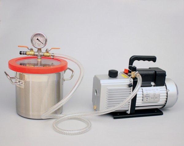 Vakuum-Komplettsystem VKS06/VP1200 (Vakuumkammer mit Vakuumpumpe)