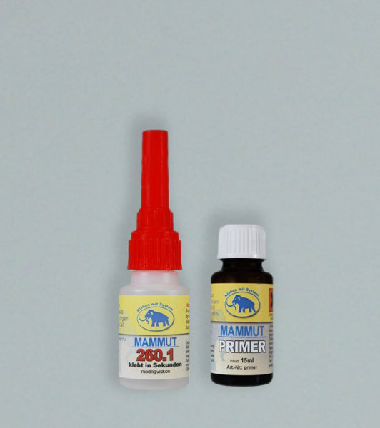 Polyolefin-Klebeset Silikonkleber (MAMMUT® 260.1 + Primer)