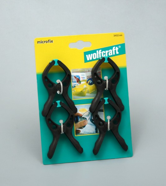 Federzwingen MICROFIX, 4er Set (von WOLFCRAFT)
