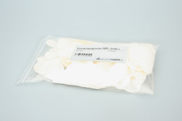 Einmal-Handschuhe. Untersuchungshandschuhe aus Nitril (NBR), 10 Stück